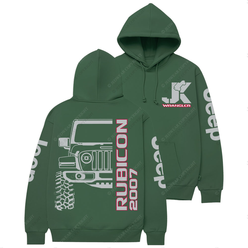 Rubicon Wrangler JK Est 2007 Jp Lover Casual Hoodie