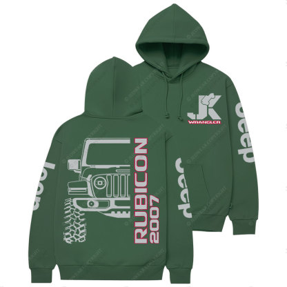 Rubicon Wrangler JK Est 2007 Jp Lover Casual Hoodie