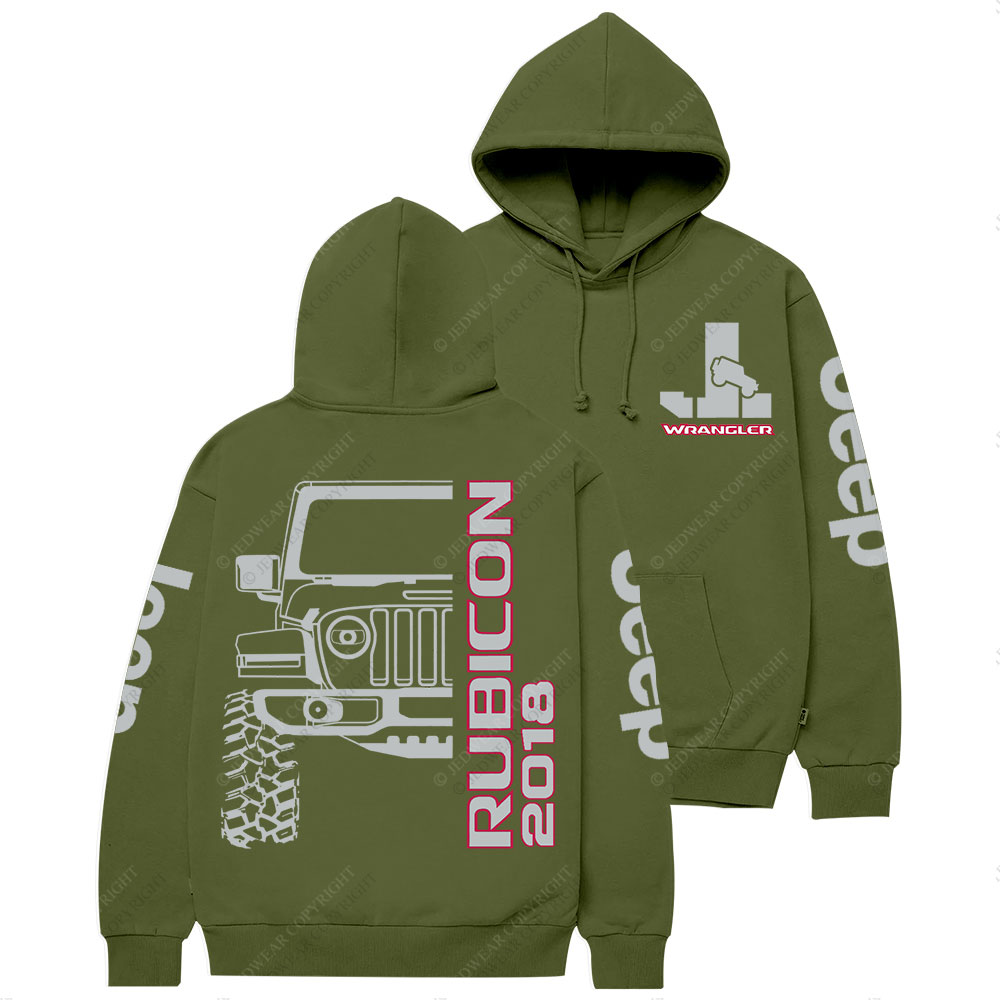 Rubicon Wrangler JL Est 2018 Jp Lover Casual Hoodie