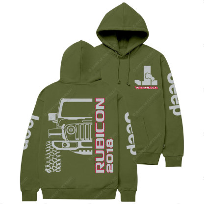 Rubicon Wrangler JL Est 2018 Jp Lover Casual Hoodie