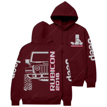 Rubicon Wrangler JL Est 2018 Jp Lover Casual Hoodie