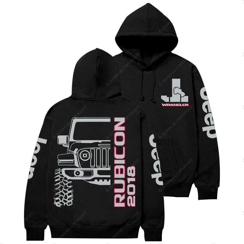 Rubicon Wrangler JL Est 2018 Jp Lover Casual Hoodie