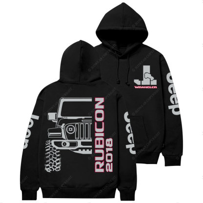 Rubicon Wrangler JL Est 2018 Jp Lover Casual Hoodie