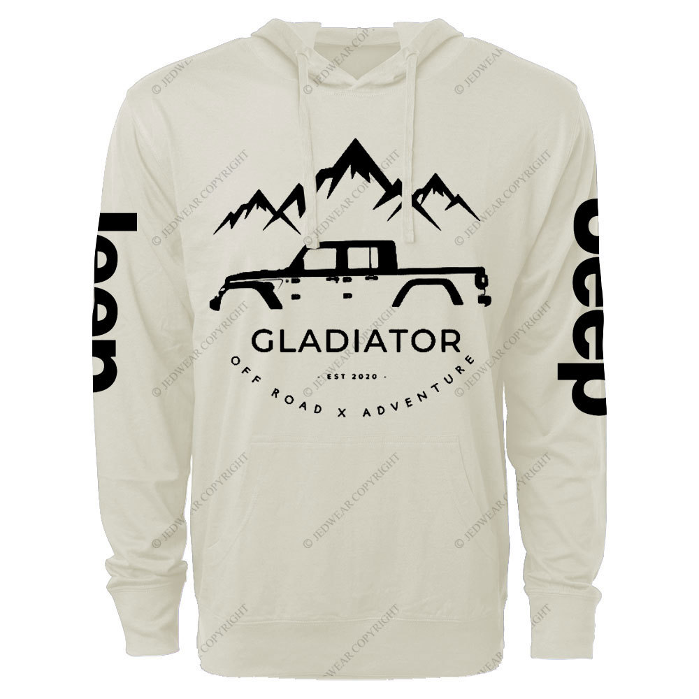 Gladiator 4x4 Off Road Adventure Jp Oversized Lightweight Hoodie