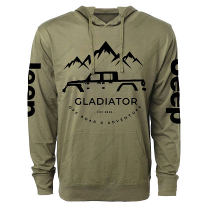 Gladiator 4x4 Off Road Adventure Jp Oversized Lightweight Hoodie