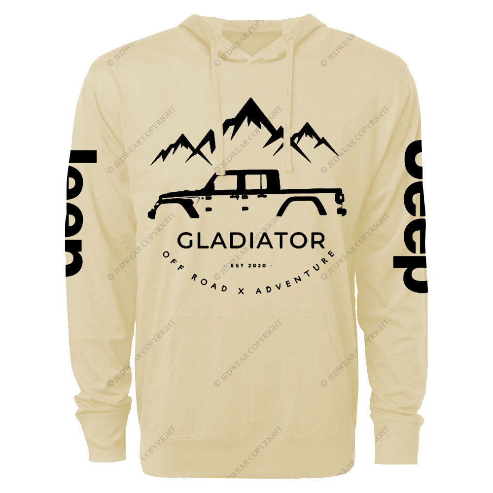 Gladiator 4x4 Off Road Adventure Jp Oversized Lightweight Hoodie
