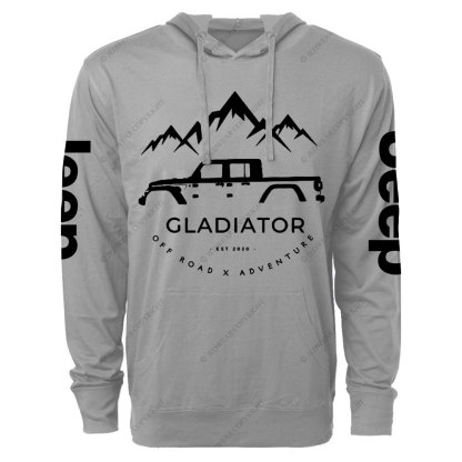 Gladiator 4x4 Off Road Adventure Jp Oversized Lightweight Hoodie