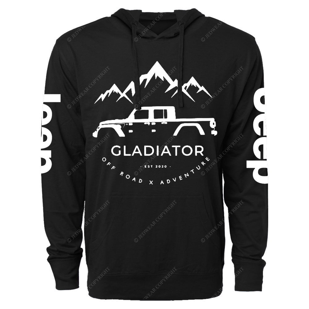 Gladiator 4x4 Off Road Adventure Jp Oversized Lightweight Hoodie