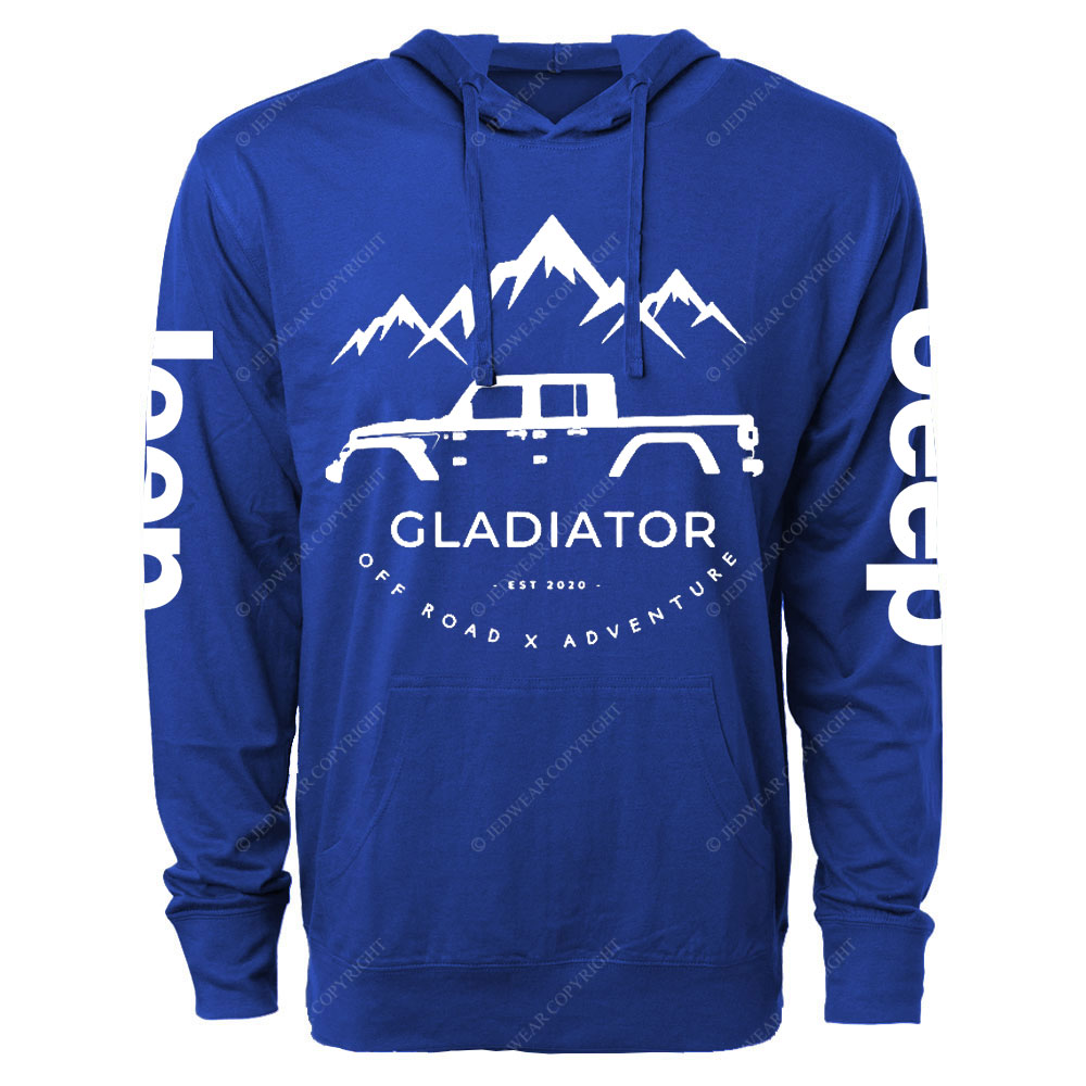 Gladiator 4x4 Off Road Adventure Jp Oversized Lightweight Hoodie