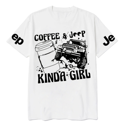 Coffee And Car Kinda Girl Jp T-Shirt