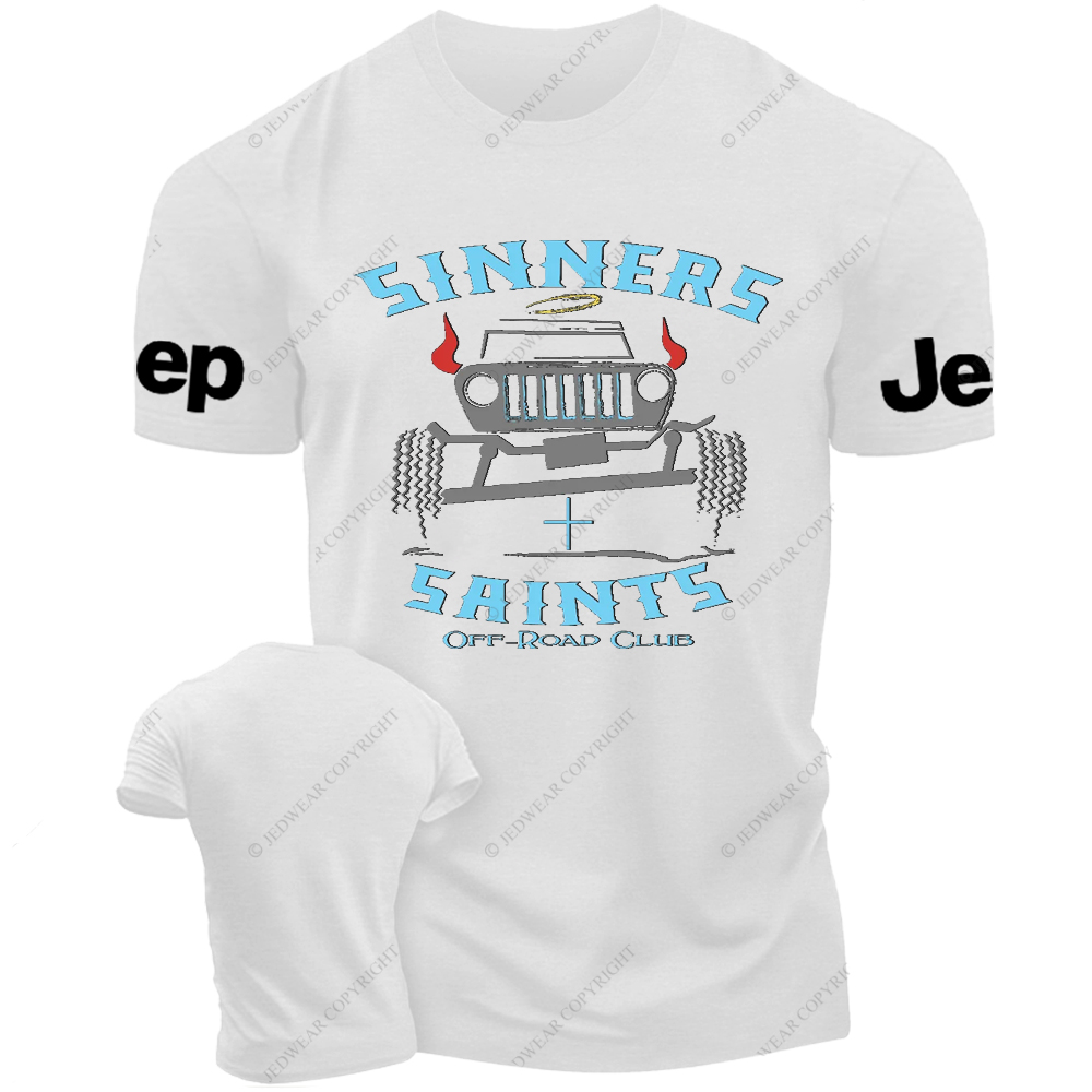 Sinners and Saints District Religion Jesus Jp T-Shirt