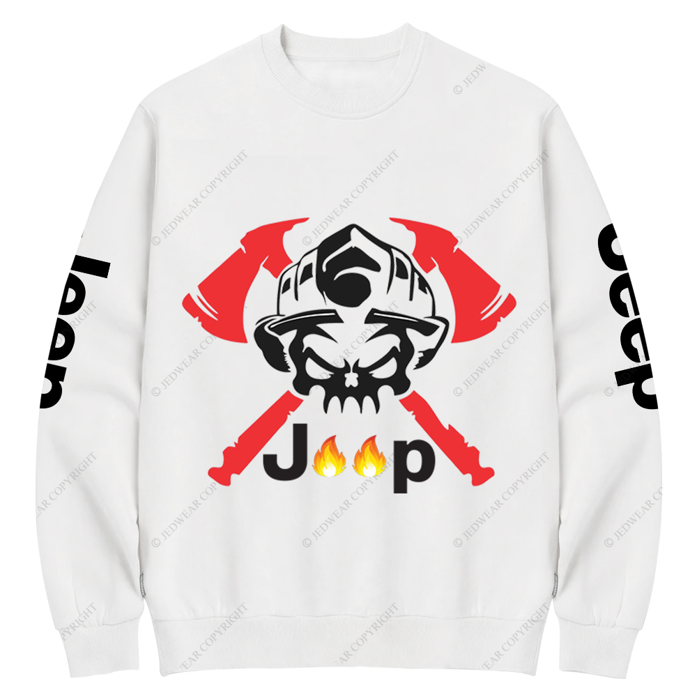 JP Firefighter Fire Extinguishing Tools Jp Crew Neck Sweatshirt