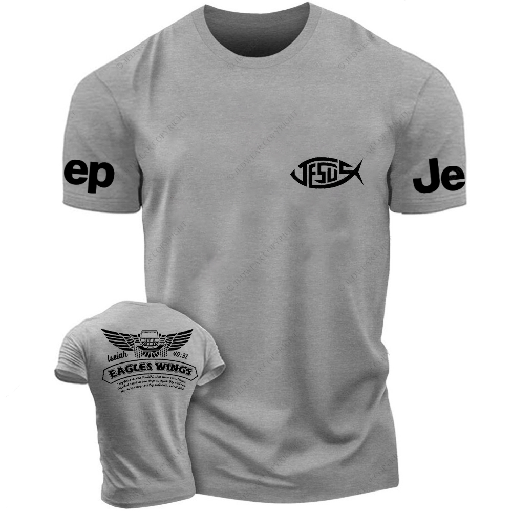 Religion Jesus Eagles Wings Isaiah  40:31 Jp T-Shirt
