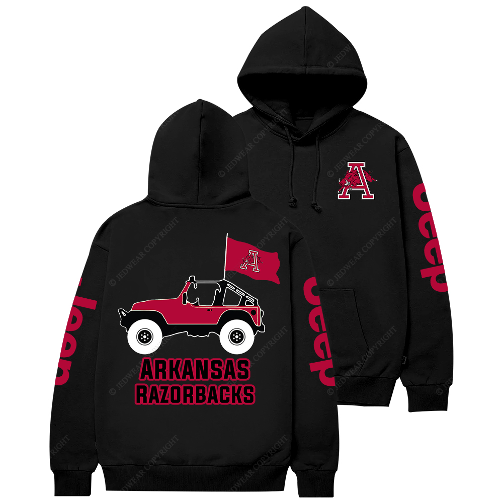 Arkansas Razorbacks Football Jp Casual Hoodie