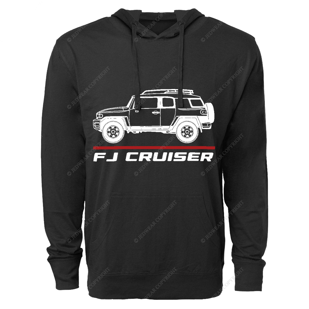 FJ Cruiser SUV Car FJ Oversized Lightweight Hoodie   
