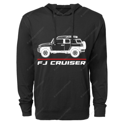 FJ Cruiser SUV Car FJ Oversized Lightweight Hoodie   