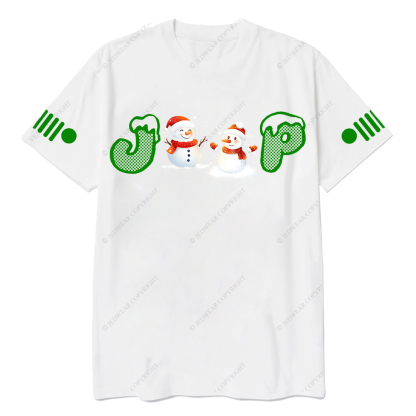 Merry Christmas Snowman Jp T-Shirt