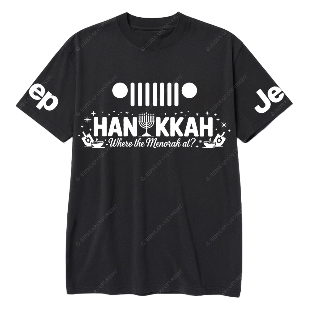 Funny Hanukkah Jewish Holiday Dreidel Menorah Joke Judaism Jp T-Shirt