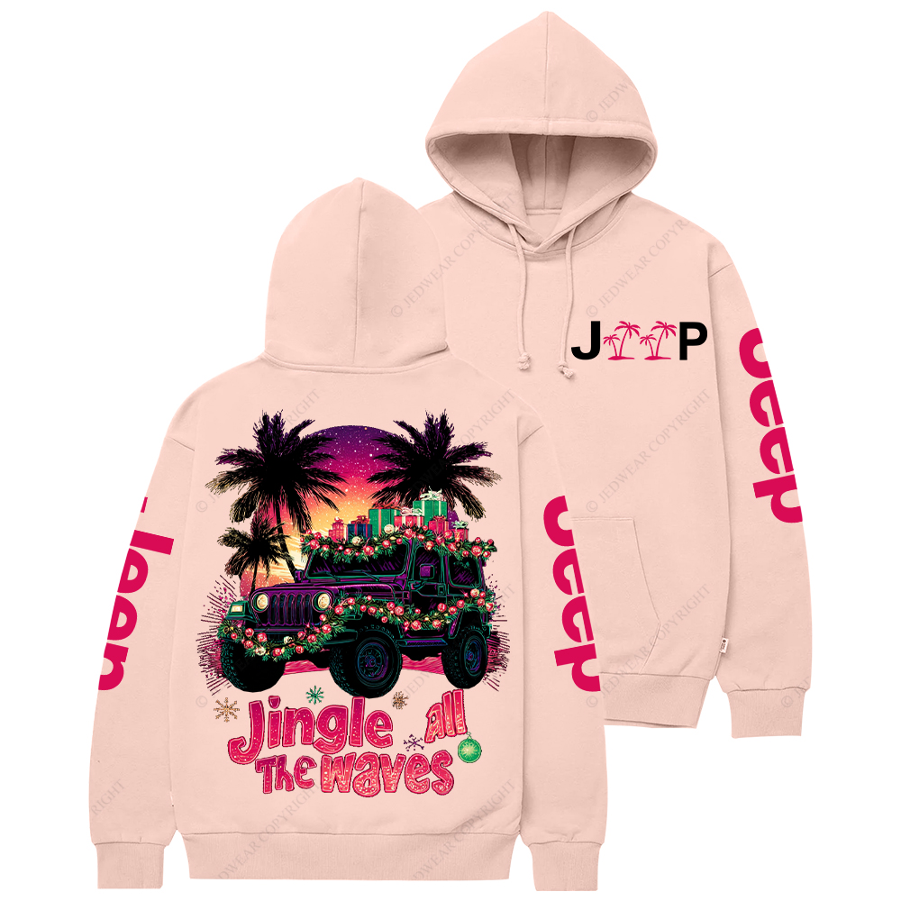 Jingle All the Waves Jp Casual Hoodie