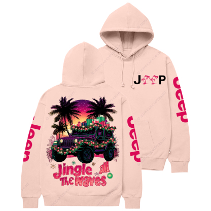 Jingle All the Waves Jp Casual Hoodie