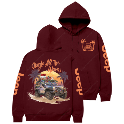 Jingle All The Waves Jp Casual Hoodie