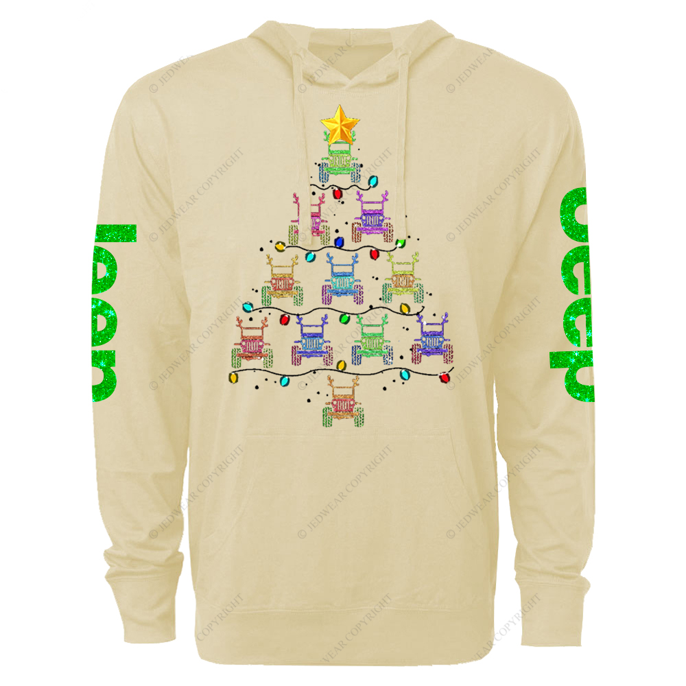 Merry Christmas Colorful Light Jp Oversized Lightweight Hoodie   