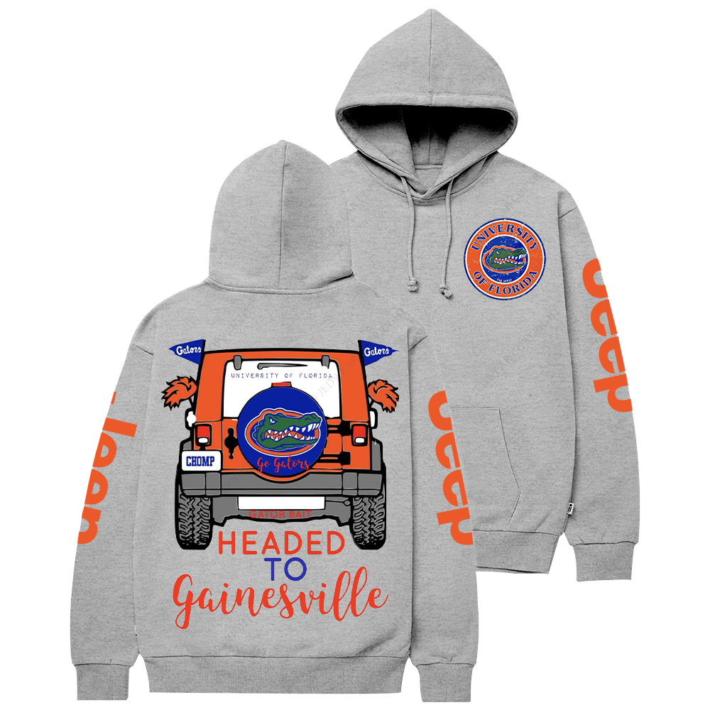 Headed To Gainesville Go Gators Football Jp Casual Hoodie