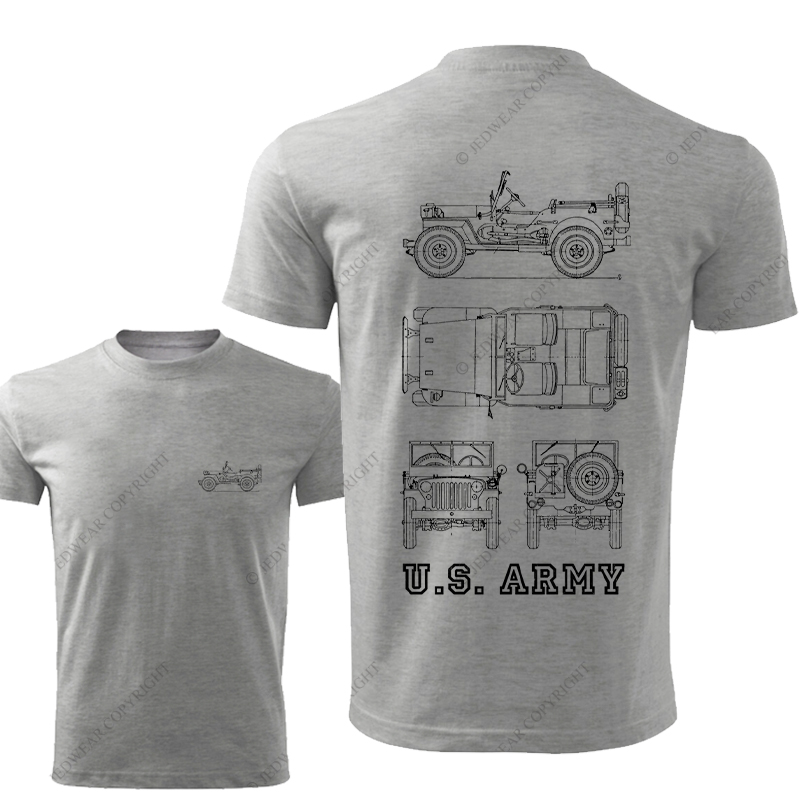 US Army Old Model Line Art Jp T-Shirt