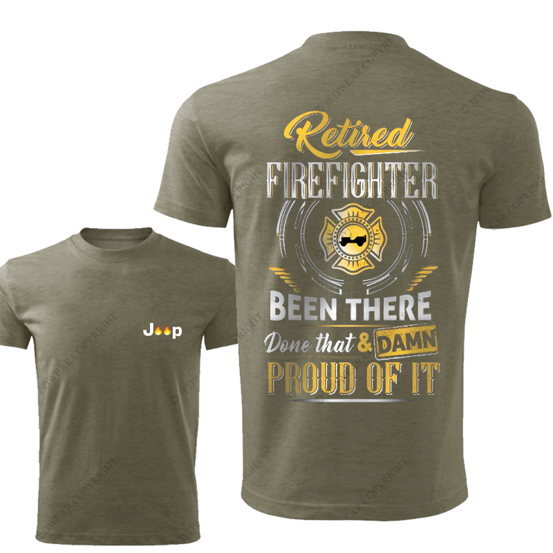 Retired Firefighter Hoodie Show Your Pride and Support Jp T-Shirt