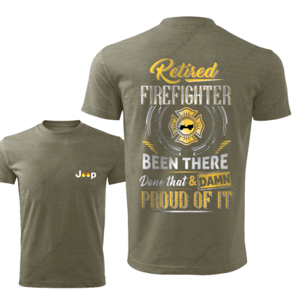 Retired Firefighter Hoodie Show Your Pride and Support Jp T-Shirt