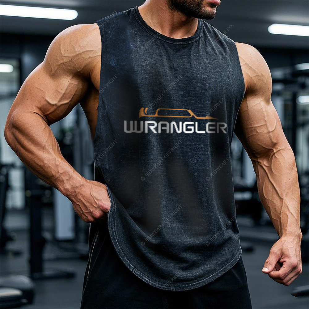 Jp Wrangler Oranger Silhouette Jp - Men Tank