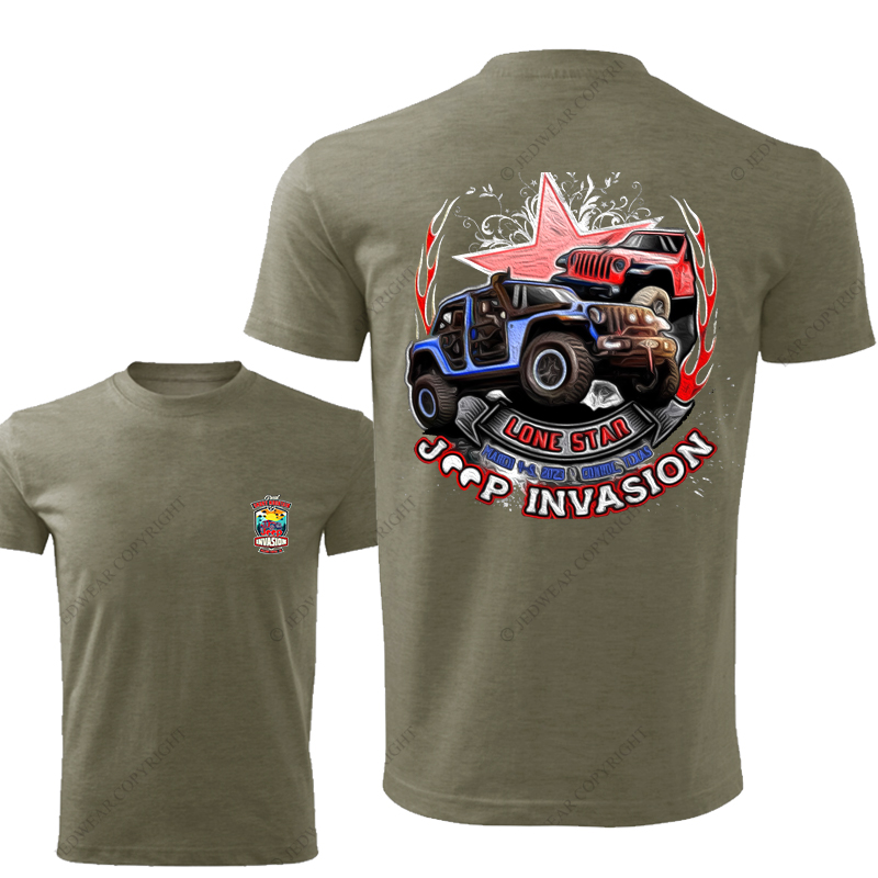 Great Smoky Mountain Lone Star Car Invasion  Jp T-Shirt