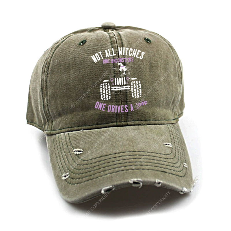 Halloween Not All Witches Ride Broomsticks One Drive A Car Jp Baseball Cap