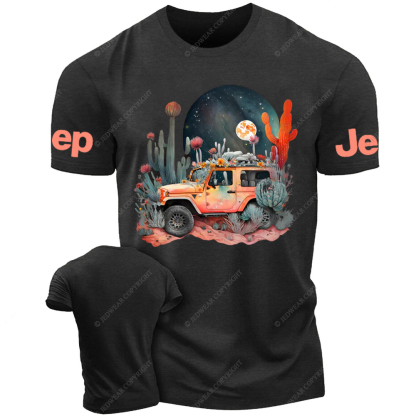 Off-Road Vehicle Boho Cactus Jp T-Shirt