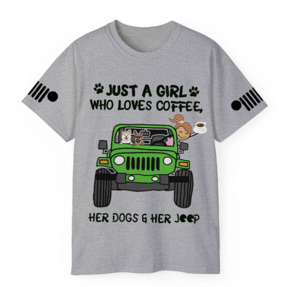 Just A Girl Who Love Coffee Jp Car T-Shirt