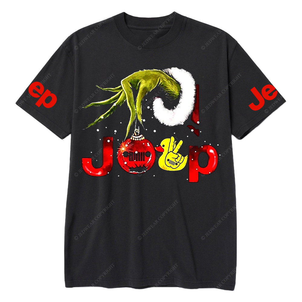 Hand Holding And Duck Merry Christmas Jp T-Shirt