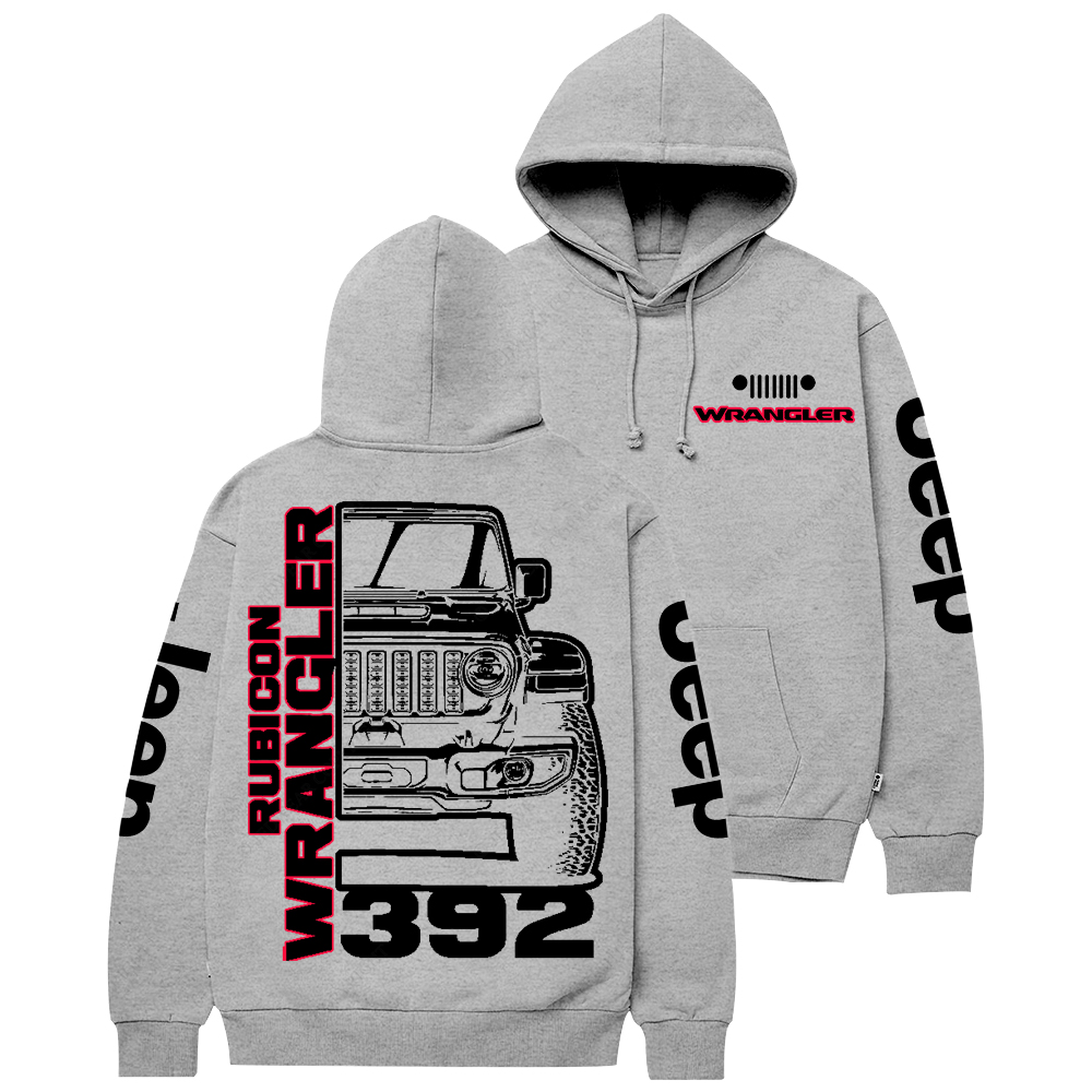 Rubicon Wrangler 392 V8 Trail King Off-Road Muscle Icon Jp Casual Hoodie