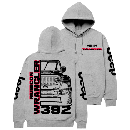 Rubicon Wrangler 392 V8 Trail King Off-Road Muscle Icon Jp Casual Hoodie