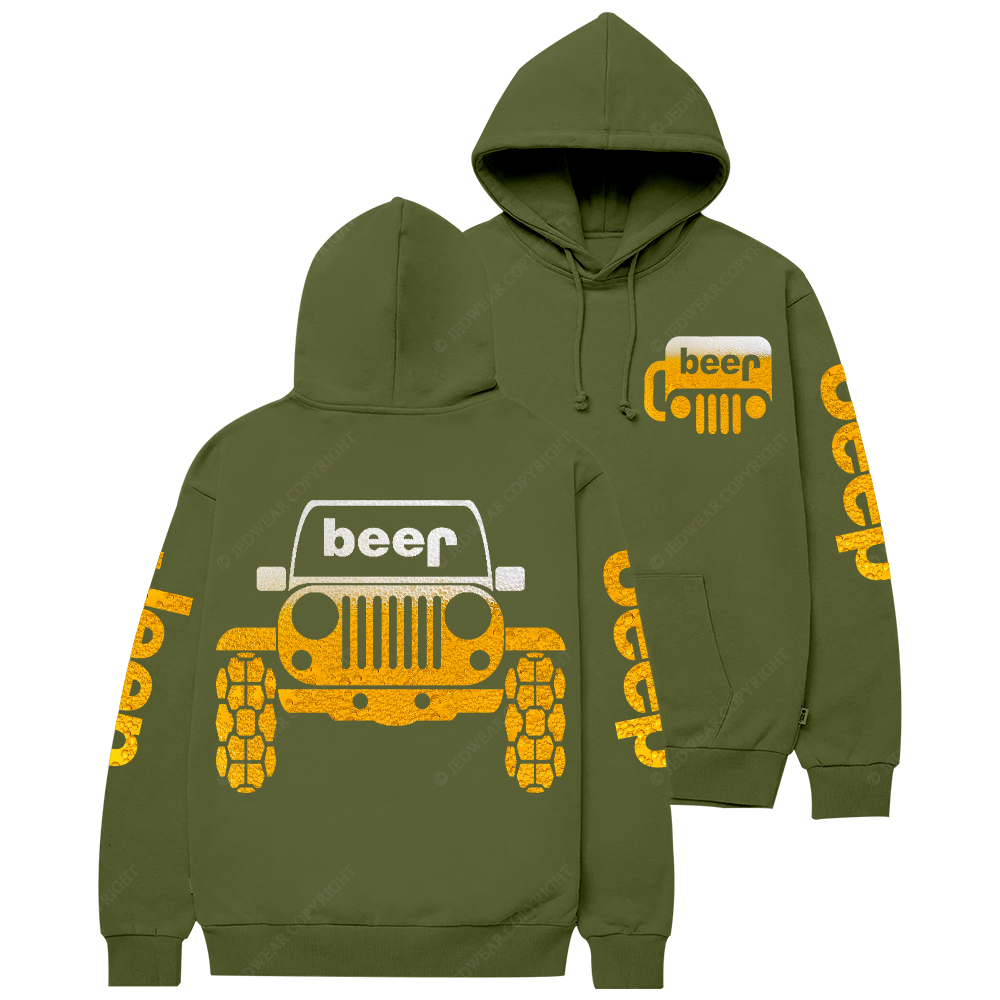 Funny Retro Beer Jp Casual Hoodie