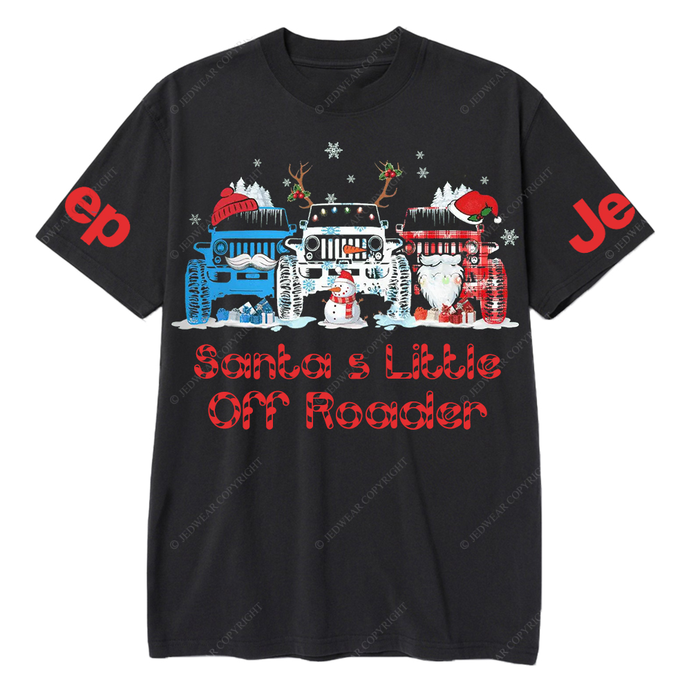 Santa’s Little Off Roader Snow Christmas Jp T-Shirt