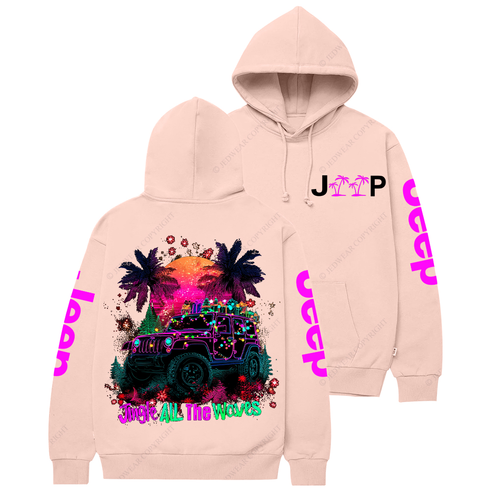 Jingle All the Waves Jp Casual Hoodie