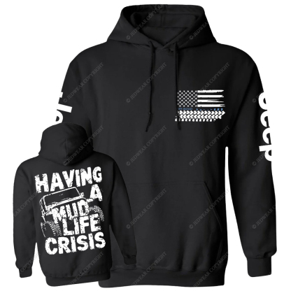 Having A Mud Life Crisis Jp Casual Hoodie