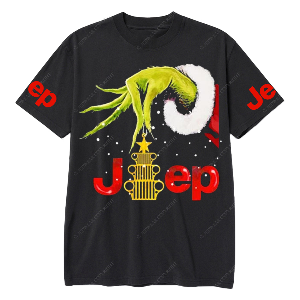  Santa Hug Pine Tree  Merry Christmas  Jp T-Shirt