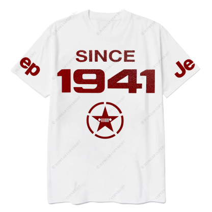 Vintage Military Star Circle Since 1941 Jp T-Shirt
