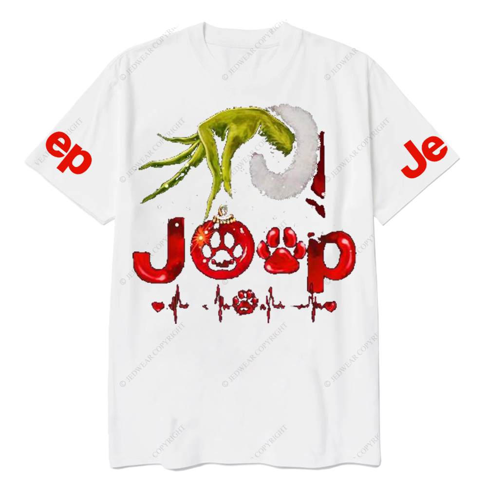 Hand Holding And Dogs Merry Christmas Jp T-Shirt