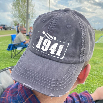 JP Created Times Since 1941 Vintage Style Jp Baseball Cap