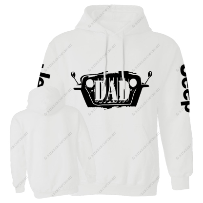 Dad Drive A Car Silhouette Jp Casual Hoodie