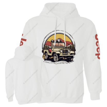 Wrangler JK Mountain Jp Casual Hoodie