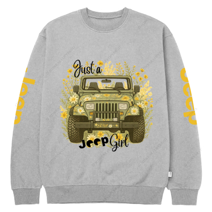 Wrangler YJ Just A Girl Jp Crew Neck Sweatshirt