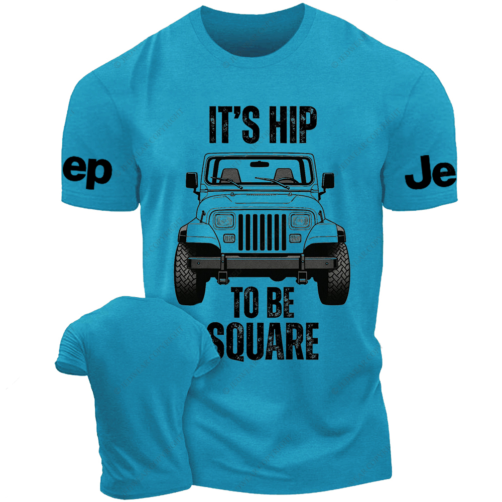 Wrangler YJ It's Hip To Be Square Jp T-Shirt